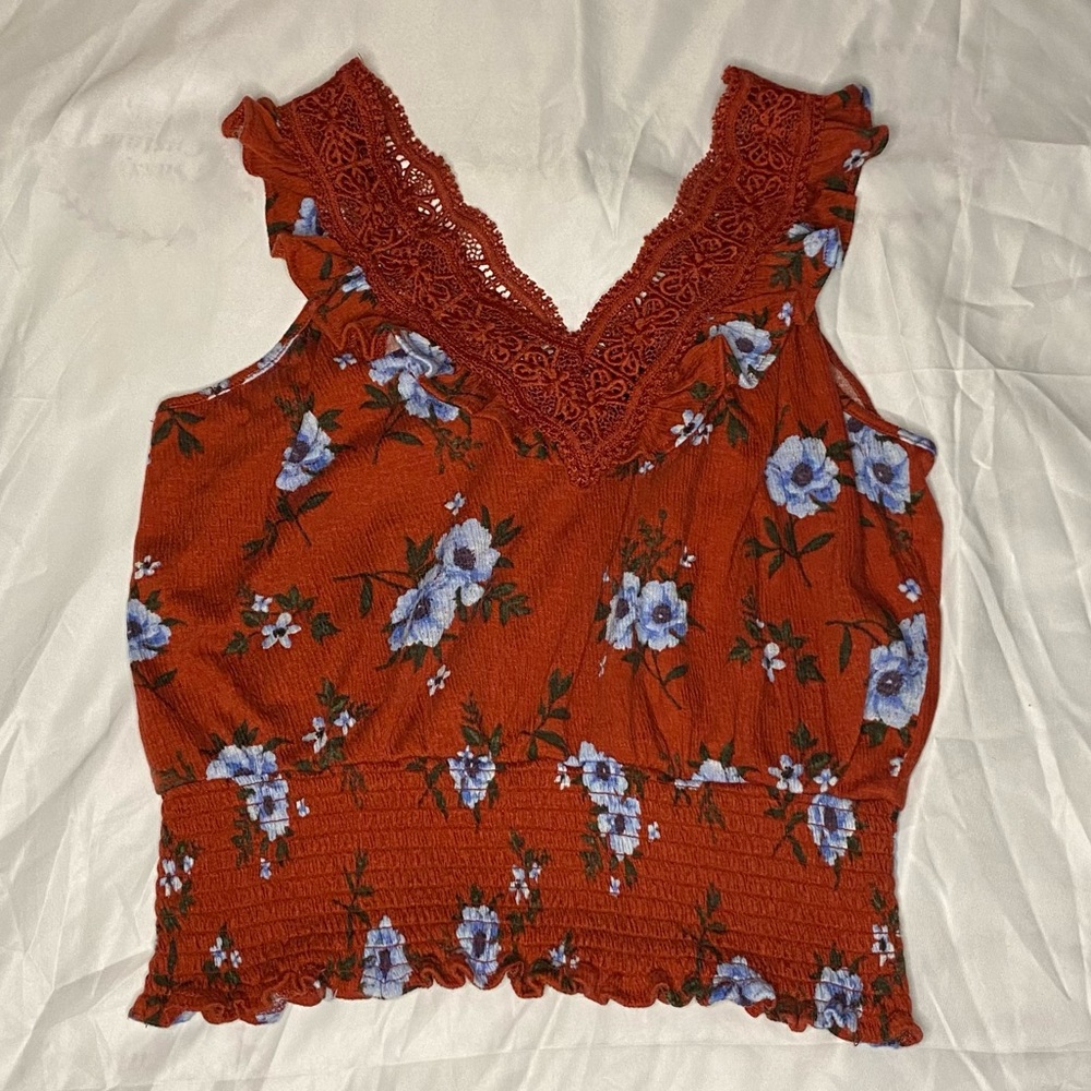 Shoulder less summer blouse